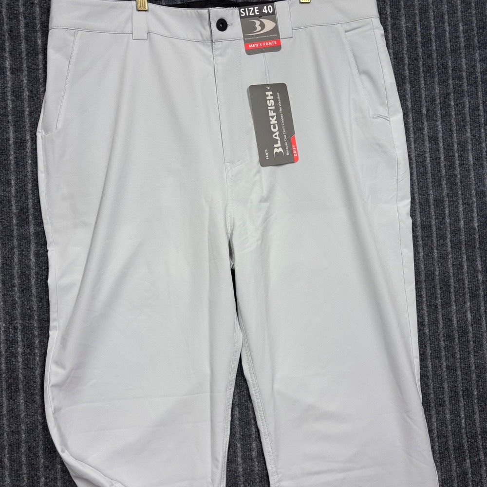 Blackfish Mens Drift Pant Size 40 Grey Technical Outdoor Fishing Performance NWT